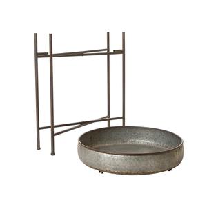 Table d'appoint en métal galvanisé - Product Image 1