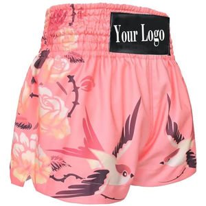 Shorts de Muay Thai MMA personnalisés par sublimation, taille élastique, respirant, séchage rapide, compression, sport, homme - Product Image 3