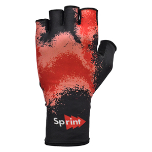 Gants de sport demi-doigts en cuir personnalisés avec boucle à crochet pour le vélo et la moto - Product Image 5