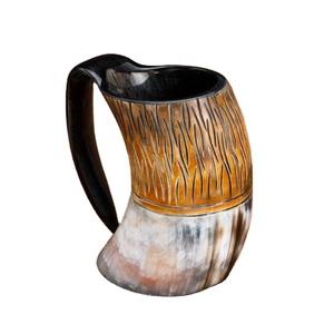 Écologique Organique Viking Animal Design Haute Qualité Viking Corne de Vin Tasse Top Tendance Europe-Style Sculpté Boire - Product Image 6