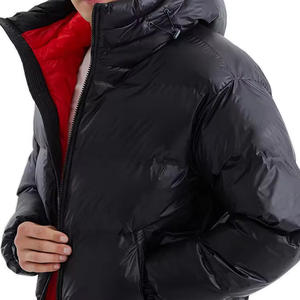 Chaqueta de Invierno Acolchada para Hombre, de Alta Calidad, con Capucha, Transpirable, Personalizable, con Cuello Alto, de Lana y Algodón - Product Image 5