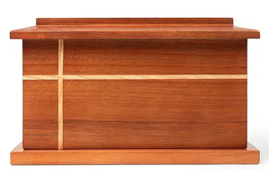 Venta al por mayor de urnas de cremación de madera hechas a mano de estilo moderno adulto hombre mujer funerario urnas decorativas - Product Image 3