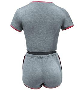 Vêtements pour femmes Ensemble short deux pièces Vêtements de détente Ensembles d'été pour femmes Ensemble short d'été pour femmes - Product Image 5