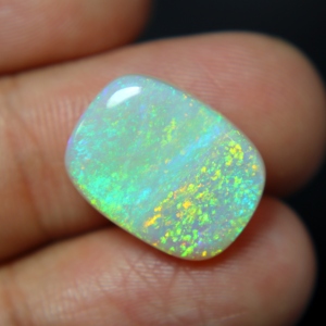 Cabujón de ópalo australiano Natural De 9,00 quilates, Ópalo de fuego verde australiano, Ópalo de cristal, fabricación de joyas de piedras preciosas sueltas - Product Image 5
