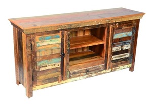 KRISHNA INTERNATIONAL-Armoire modulaire de grande capacité en bois recyclé, écologique et moderne, garantie de 3 ans, pour le salon et l'hôtel - Product Image 3