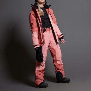 Venta al por mayor de invierno al aire libre grueso acolchado ropa de esquí de una pieza trajes de esquí de las mujeres traje de esquí con logotipo personalizado - Product Image 6