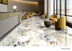 Dernière conception de marbre 600x1200mm appartement brillant porcelaine émaillée céramique grande taille carrelage mur sol dalles de pierre frittée carreaux - Product Image 4