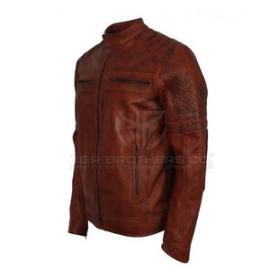 Chaqueta de invierno de cuero a la moda para hombre prendas de vestir exteriores de estilo elegante para uso diario chaqueta de invierno de cuero PU con estilo para hombre - Product Image 3