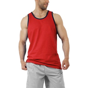 Débardeur sans manches décontracté et actif pour hommes, maillots de sport respirants avec insigne brodé, décoration, tissage tricoté - Product Image 1