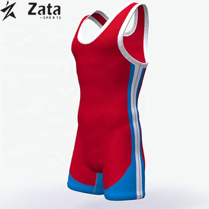 Wholesale Factory Price Stretch Front Logo Men's Wrestling Singlets Quick Dry Breathable Customized Colors Durable Made Pakistan - Product Image 5