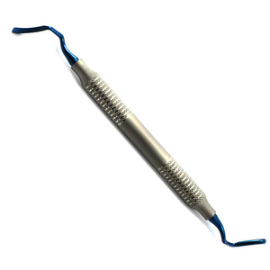 Kit d'instruments de procédure d'implant de chirurgie de tunnel de gomme de sinus parodontal ascenseurs embouts enduits de titane bleu dentaire Kit de 6 pièces - Product Image 4