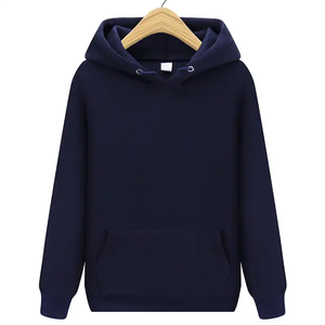 Venta al por mayor de alta calidad liso de cuello alto unisex 100% algodón pesado con capucha sudaderas con capucha para hombre OEM en blanco hoddies - Product Image 3