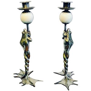 Luxury T Light Decoration Antique <b>Candlestick</b> Holders Room Decors Aluminium Metal Candle Holder Wholesale Manufacturer Supplier - Product Image 6