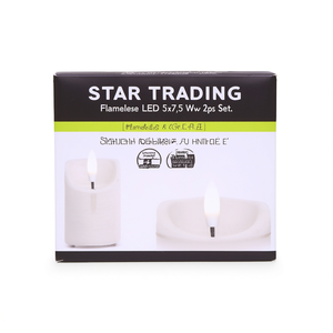 <b>STAR</b> TRADING Flameless <b>LED</b> Candles 5x7.5 Ws 2pcs Set - Product Image 2