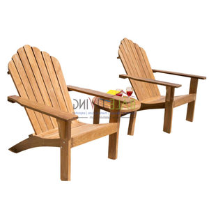 Muebles de silla de playa de madera Adirondack utilizados para sillas de playa o junto a la piscina o uso al aire libre que es resistente al calor - Product Image 6