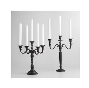 Vintage inspired metal candle holder <b>set</b> handcrafted <b>for</b> indoor <b>outdoor</b> use living room <b>dining</b> table bedroom patio - Product Image 3