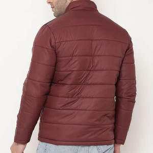 Meilleur article Meilleure conception Veste bulle Couleur unique Personnalisée Sérigraphie Logo Ajuster Hommes Doudoune Puffer - Product Image 4