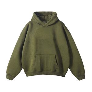 <b>Trendy</b> Casual Men's Hooded Fleece Sweatshirt 100% Cotton Sporty Washable Pullover Jacket Winter Digital Printed Solid Pattern - Product Image 6