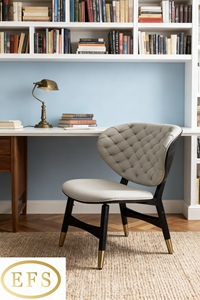 เก้าอี้เท้าแขนสำหรับใช้ในโรงแรมดีไซน์แบบมินิมอลทำจากผ้าลวดลายสแตนเลสปรับแต่งได้เป็นมิตรกับสิ่งแวดล้อม - Product Image 4