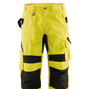 Gran oferta, pantalones para exteriores hechos a medida, secado rápido, ligeros, cintas reflectantes de alta visibilidad, multibolsillos, seguridad, cremallera, mosca - Product Image 5