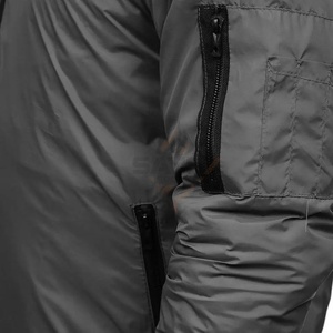 เสื้อแจ็กเก็ตบอมเบอร์สำหรับผู้ชายเสื้อโค้ททรงนักบินจัมเปอร์ระบายอากาศได้ดีสวมใส่สบายสำหรับฤดูหนาว - Product Image 5