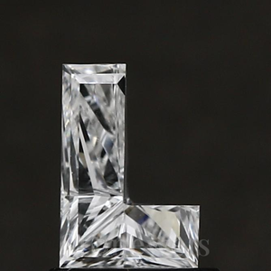 Lettre en forme de L 6-7mm IGI pour le laboratoire synthétique certifié GIA Alphabet diamant DEF VVS VS1 HPHT CVD lâche pour bijoutier - Product Image 1