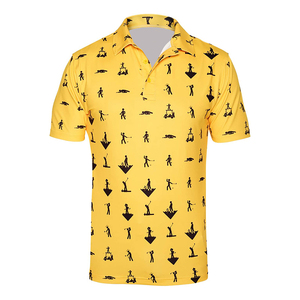 Wholesale Very Low Price Digital Printing Casual Jersey Golf for Shirt for Men OEM for T-Shirts - Product Image 4