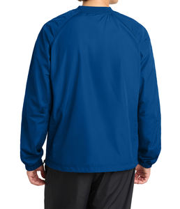 Veste coupe-vent douce et résistante au vent avec doublure en tissu maillé, poignets élastiques avec logos personnalisés, vêtements de sport, décontracté, formel, fête, coupe-vent - Product Image 2