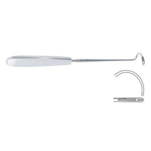 Agujas de Ligadura Deschamps-Navratil, 10 Piezas, Instrumento Quirúrgico Afilado de Acero Inoxidable, para Zurdos - Product Image 3