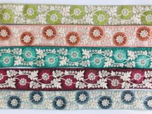 Estilo romántico tradicional Ropa étnica blanca con hilo Bordado Encaje floral Ajuste Simple Lujo Sexy Diseño elegante - Product Image 2