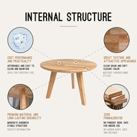 Table d'appoint OEM ODM pour salon, hôtel, appartement, projet commercial, sur mesure, en gros, directement de l'usine, table basse en bois massif