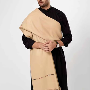 Men Wool <b>Shawl</b> Winter Warm Soft Breathable Traditional Solid Color Formal <b>Wrap</b> 300g Customized Size - Product Image 1