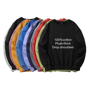 Hombres Sudadera Algodón Poliéster Manga Larga Impreso Oversized Pullover Sudaderas Venta al por mayor 2024 - Product Image 1