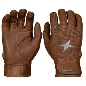 Prix de gros en vrac, conception personnalisée, couleurs, taille, gants de frappe de baseball, paume en peau de chèvre, dissipation des chocs, gants de frappe de softball - Product Image 1