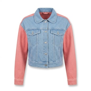 Veste en jean personnalisée pour femmes, denim en coton recyclé pour les marques de mode, vente en gros, directement de l'usine, approvisionnement en vrac - Product Image 1