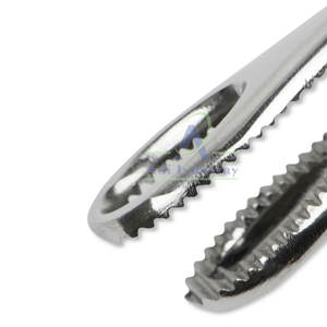 Pinces chirurgicales professionnelles en acier inoxydable, prise en main confortable, utilisation manuelle en chirurgie générale, certifiées CE, durables, réutilisables, garantie 1 an - Product Image 6