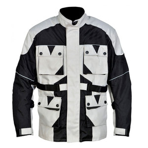 Venta al por mayor de los hombres ropa deportiva chaqueta de cuero de la moto unisex botón impreso logotipo de las chaquetas de cuero de moto - Product Image 6