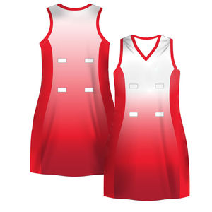 Robe de netball d'équipe scolaire personnalisée à faible MOQ, sublimation, sexy, dégradé jaune, respirante, extensible dans les 4 sens, séchage rapide - Product Image 5