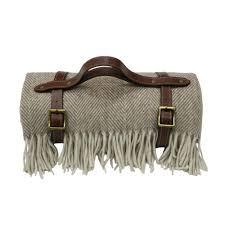 Best Price and Quality Hot Sale Custom Made Striped Herringbone Mustard and Natural Brown Blankets From <b>Indian</b> Manufacturer - Product Image 3