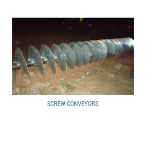 Sistema de transportador de tornillo robusto para fábricas y almacenes Solución de flujo de material confiable para manejo de gránulos en polvo a granel - Product Image 2