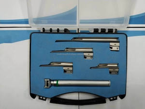 Laryngoscope à fibres optiques de haute qualité Miller, ensemble de 4 lames, équipement de diagnostic vétérinaire, fournisseur CE ISO Medivolve - Product Image 2