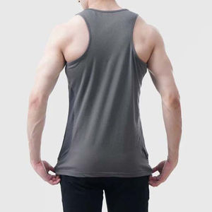 Nuevo diseño Muscle Gym Tank Top para hombre Fitness Sport Wear entrenamiento transpirable de secado rápido de punto 100% algodón sin mangas - Product Image 2