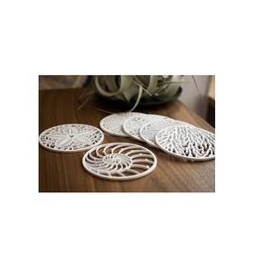 Posavasos de MDF de la mejor calidad, pieza de diseño con apariencia hecha a mano, producto en oferta con un solo embalaje, 100% - Product Image 1