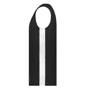 2025 maillots de basket-ball de Logo conçus sur mesure pour adultes couleur noire nouveau Style tricoté Polyester Service OEM - Product Image 3