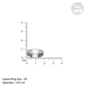 Tamaño ajustable Plata Rodio Chapado en oro Anillo fino Diseño de majestad geométrica Ajuste de bisel Tecnología de incrustaciones Joyería de declaración - Product Image 6