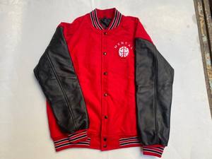 Vestes universitaires universitaires universitaires surdimensionnées vintage pour hommes saison d'hiver taille XL veste Letterman de baseball brodée en chenille vierge - Product Image 4