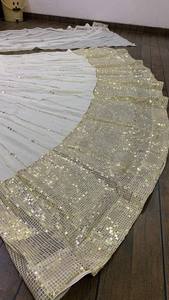 2024 dernier filet de soie brodé Shalwar Kameez Plazzo Sharara robe femmes longue fête porter costume mariages en gros usine - Product Image 5