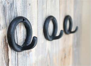 Crochet mural en fonte personnalisé en gros Décoration murale en métal pour cuisine salle de bain maison ou bureau Fabriqué en Inde - Product Image 4