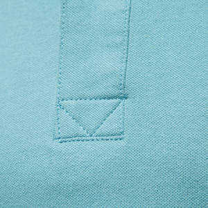 Camiseta Polo Premium de Estilo Urbano para Hombre |   Tela Piqué Suave al Tacto en Azul Cielo Claro |   Camiseta Transpirable Ligera de Estilo Urbano Informal - Product Image 4