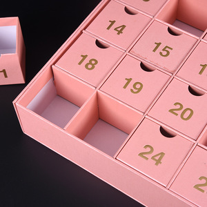 <b>Christmas</b> countdown gift <b>box</b> Customizable drawer style <b>box</b> 12 day advent calendar <b>box</b> 30 day countdown gift <b>box</b> - Product Image 4
